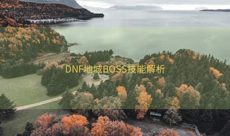 DNF地城BOSS技能解析
